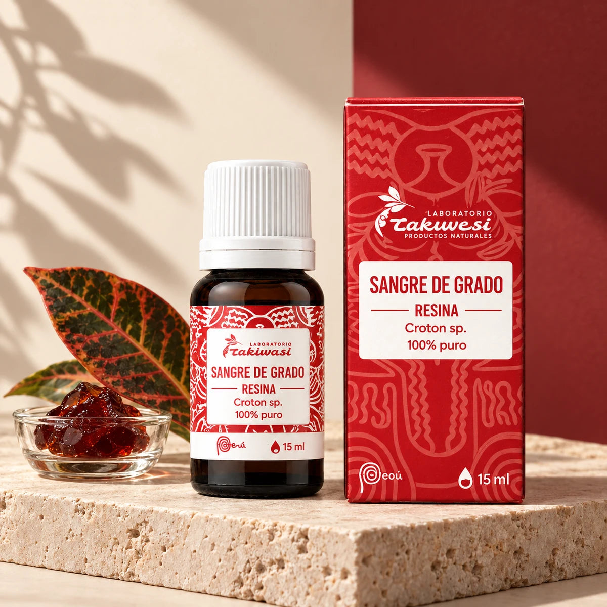 Resina de Sangre de Grado — fotografía de estudio