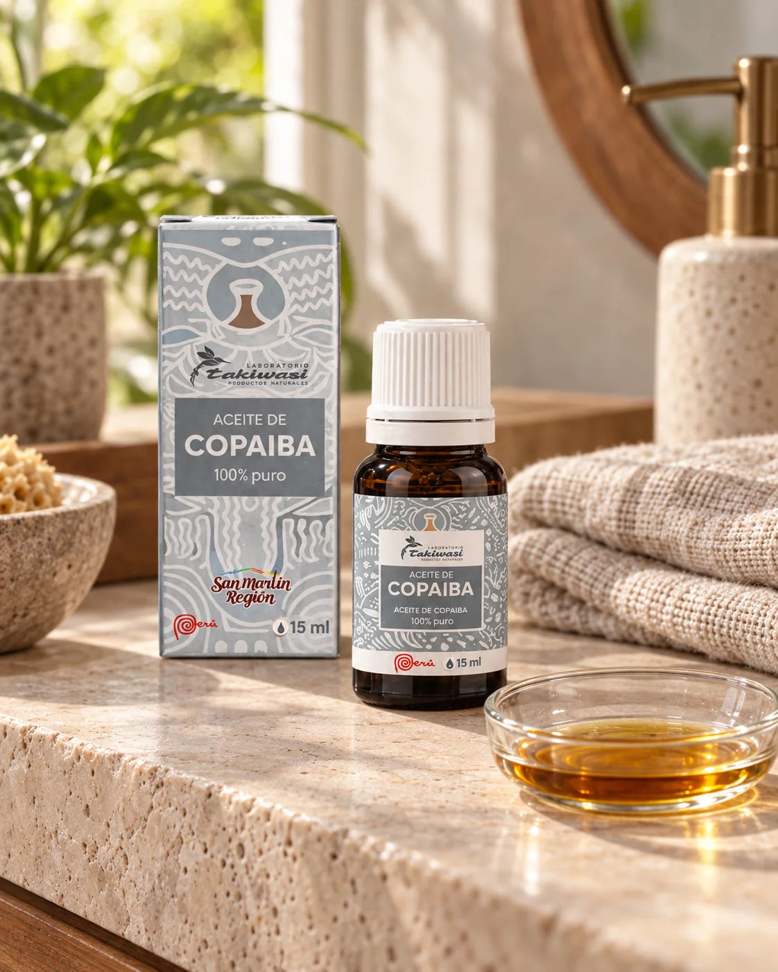 Aceite de Copaiba — fotografía editorial