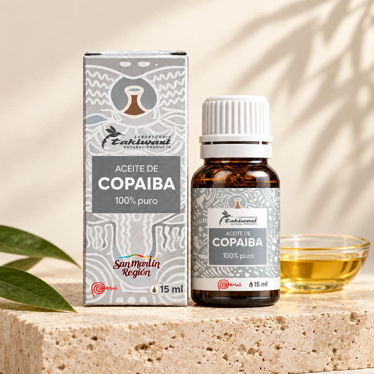 Aceite de Copaiba — fotografía de estudio