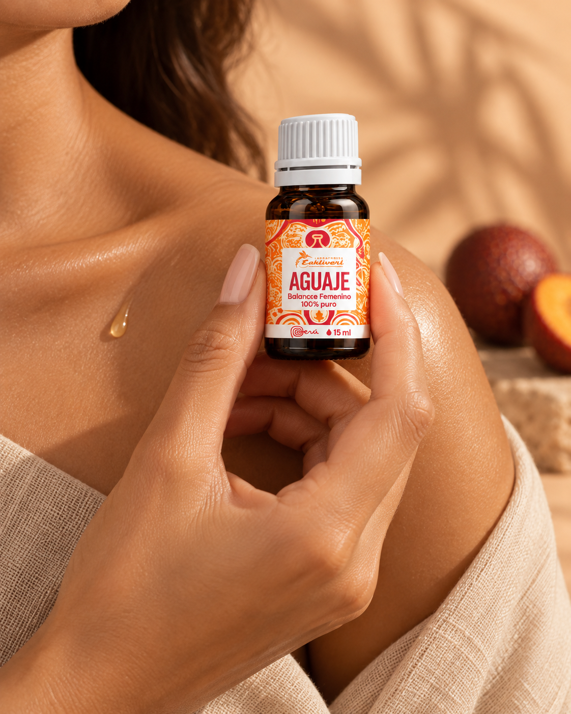 Aceite de Aguaje en una escena contextual