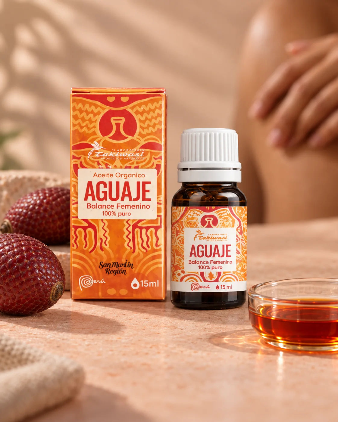 Aceite de Aguaje — fotografía editorial