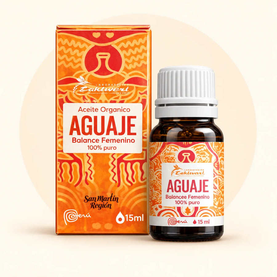 Aceite de Aguaje — presentación del producto