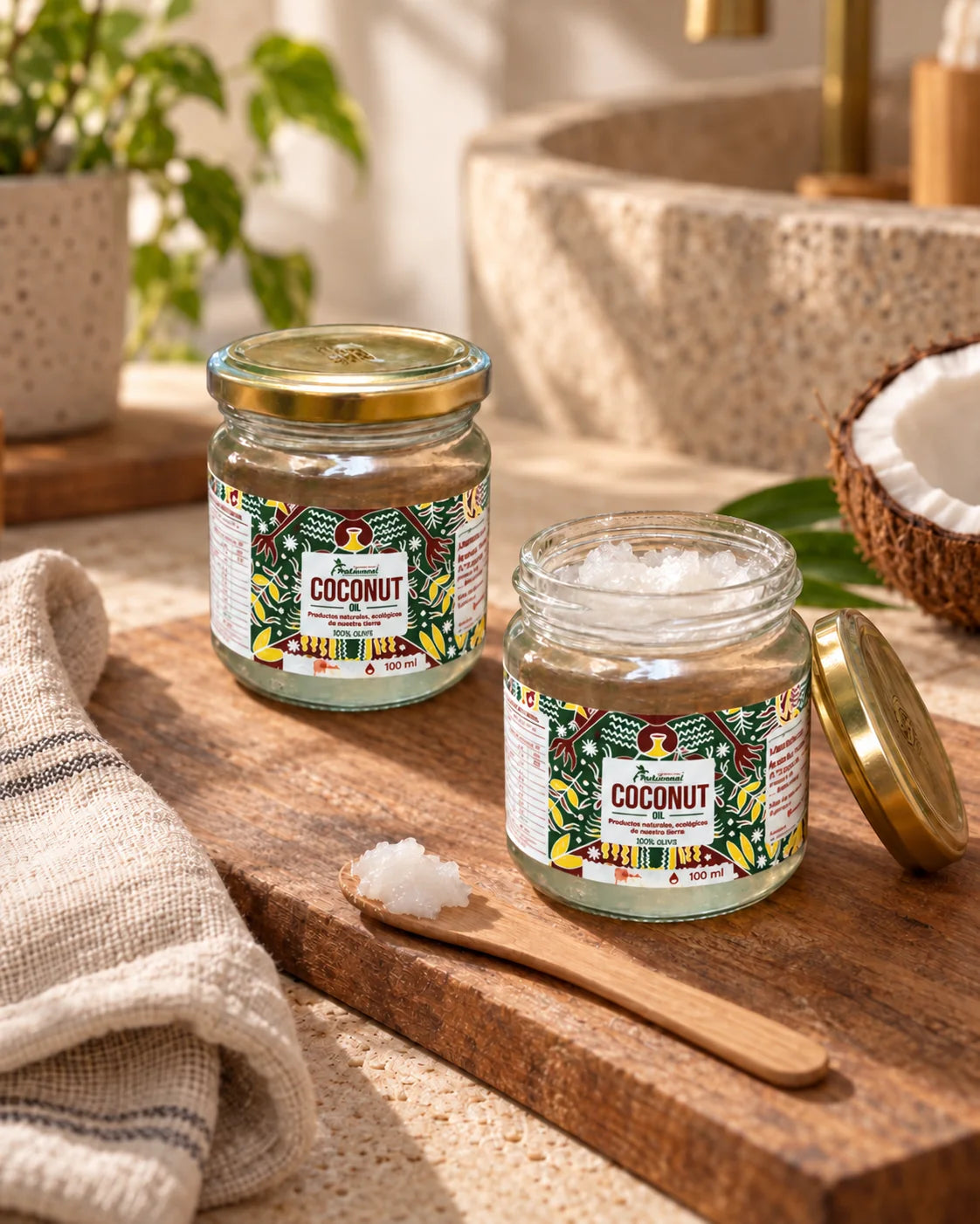 Aceite de Coco — fotografía editorial