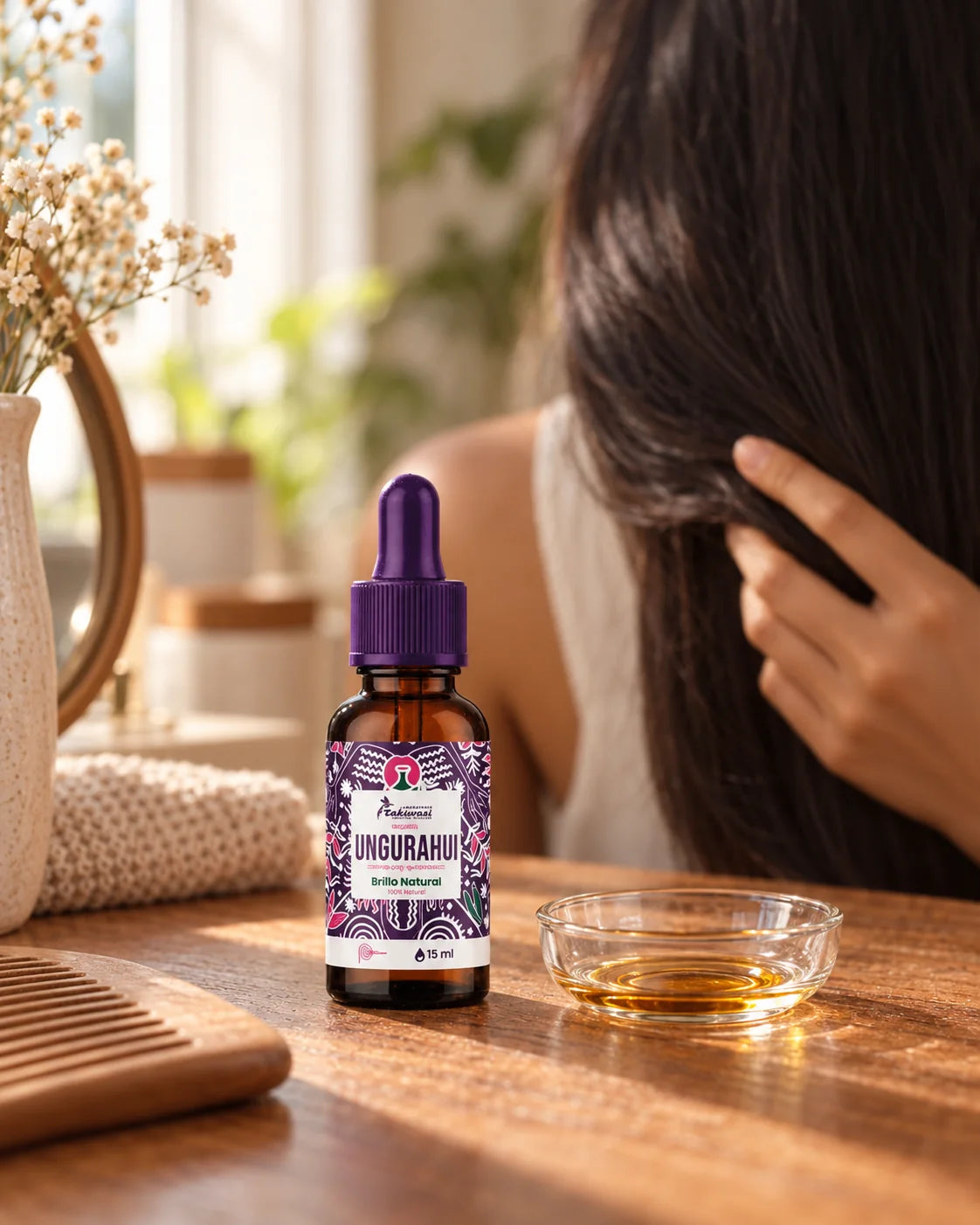 Aceite de Ungurahui — fotografía editorial