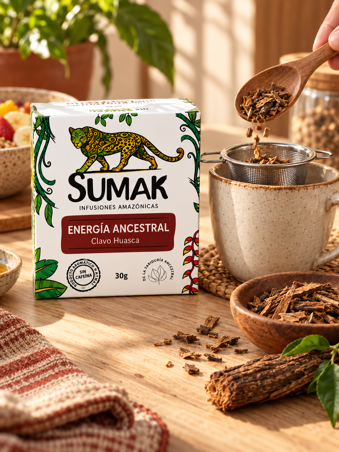 SUMAK Energía Ancestral en una escena contextual