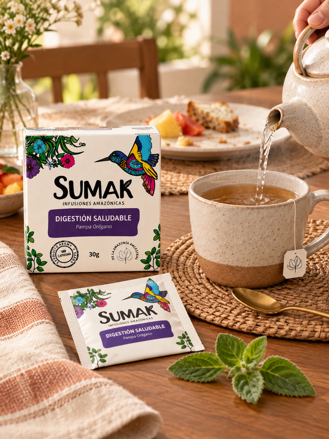 SUMAK Digestión Saludable en una escena contextual
