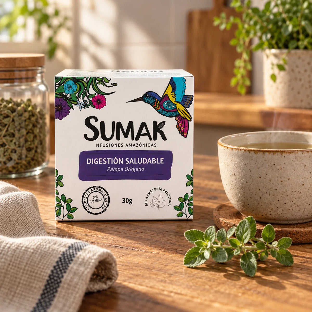 SUMAK Digestión Saludable — fotografía editorial