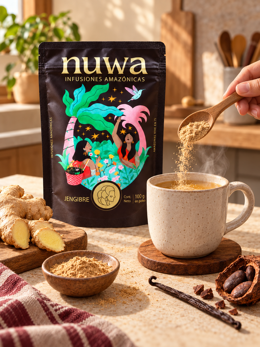 NUWA Jengibre Nativo en una escena contextual