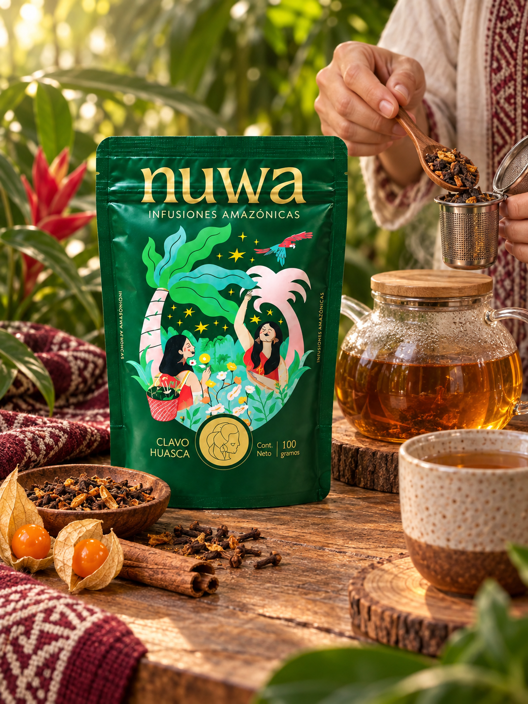 NUWA Clavo Huasca en una escena contextual