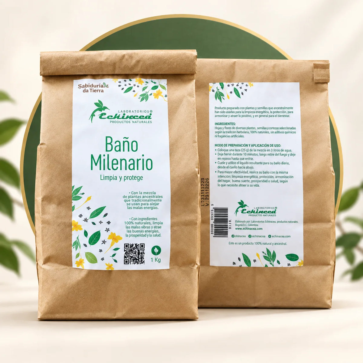 Baño Milenario — presentación del producto