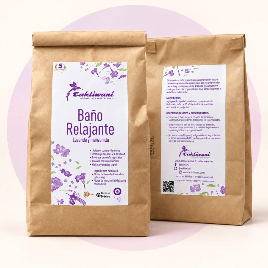 Baño Relajante — presentación del producto