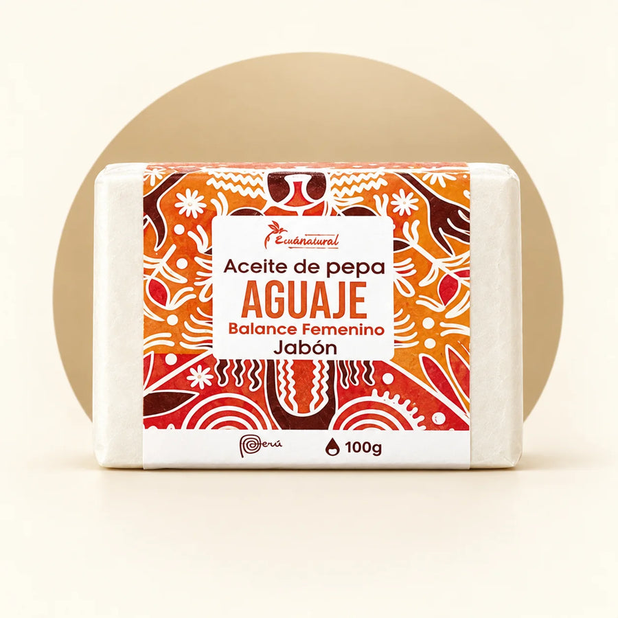 Jabón de Pepa de Aguaje — presentación del producto
